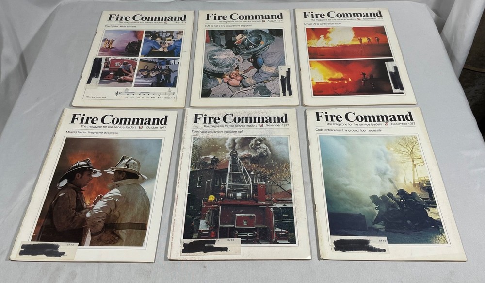 FIRE COMMAND magazine 12 issues from 1977