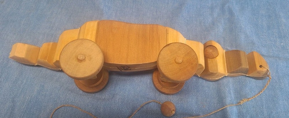 Wooden Alligator Pull Toy
