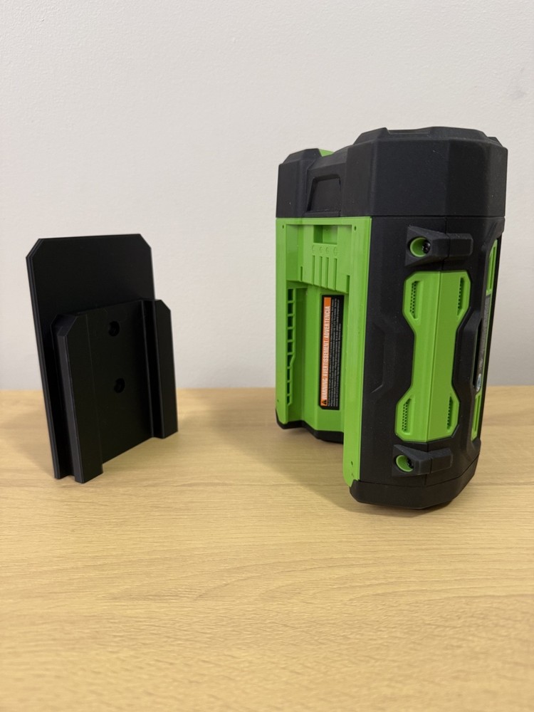 Ego Battery Wall Mount Holder (2 Pack) PETG Plastic (Includes Hardware)