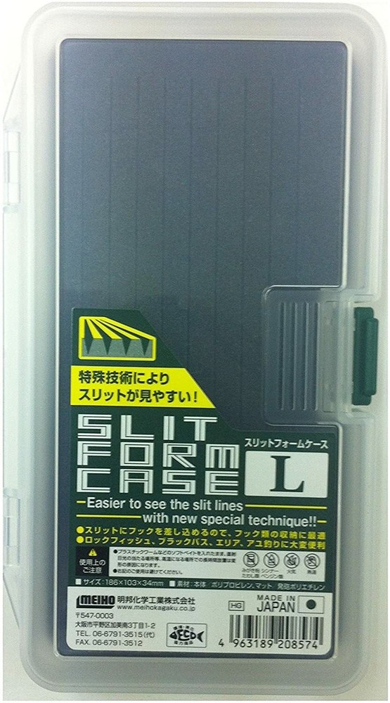 Meiho Slit Form case L Clear
