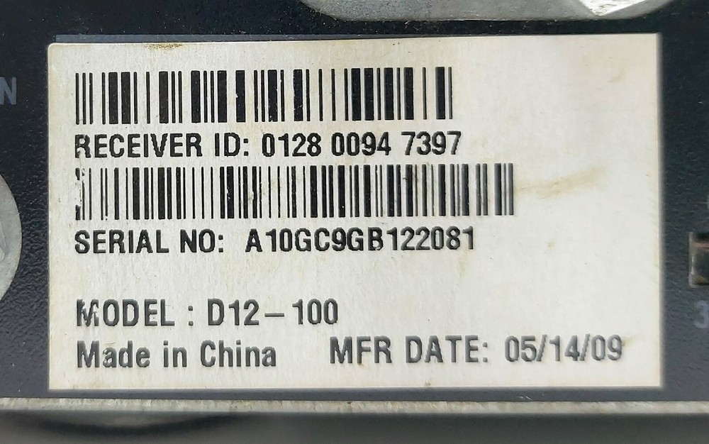 DirectV D12-100 Receiver