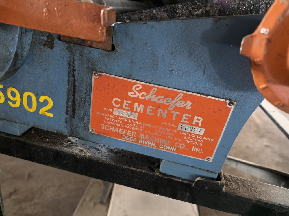 Schaefer Cementer Machine Model 32TL - FREE FREIGHT SHIPPING