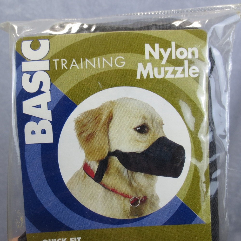 Basic Training IPSD Nylon Muzzle Size 3 Bull Terriers Doberman German Shepherds