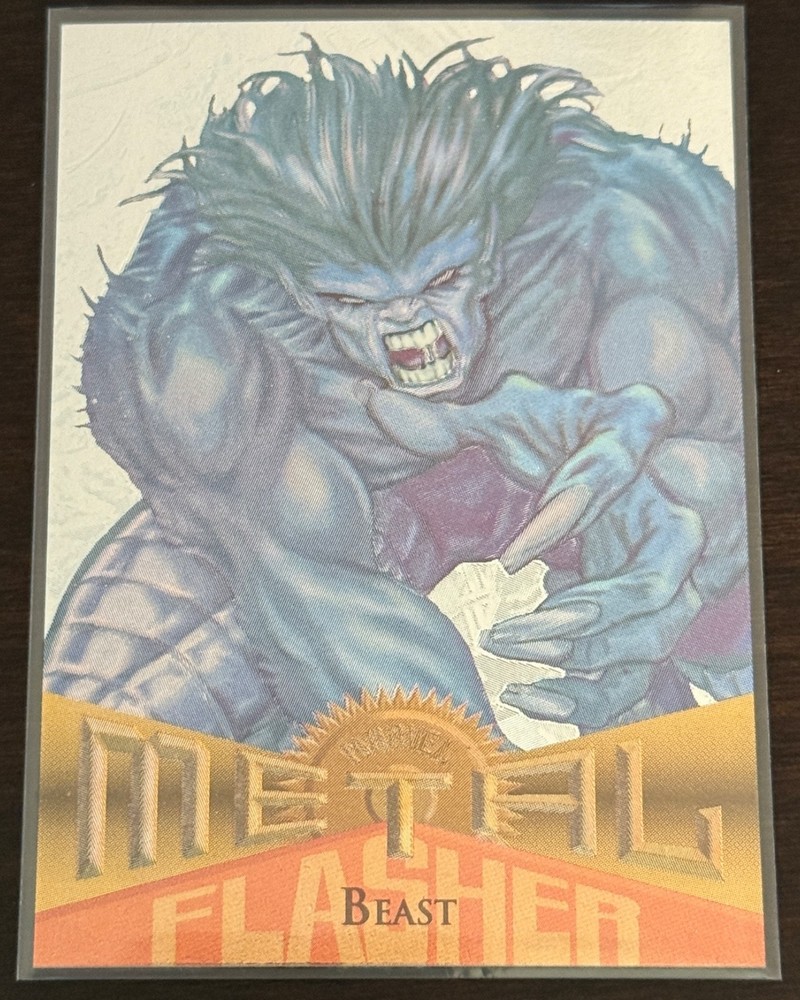 MARVEL METAL SILVER FLASHER 1995 FLEER