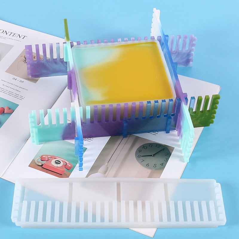Creative Fixed Frame Silicone Mold for DIY Fixing Pad Holder Art Maki