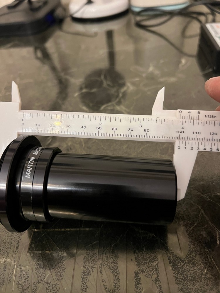 Martin Microscope MM99 Adapter w/ Optical Relay Lens – Camera Projection Tube