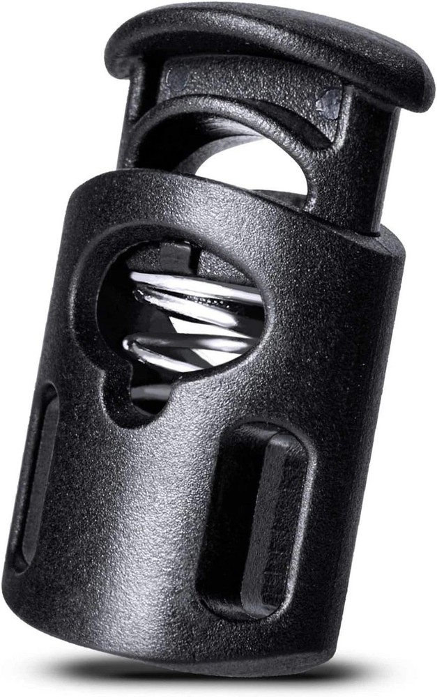10 Pcs Durable POM Plastic Cord Locks - Secure Spring Toggles for Everyday Use