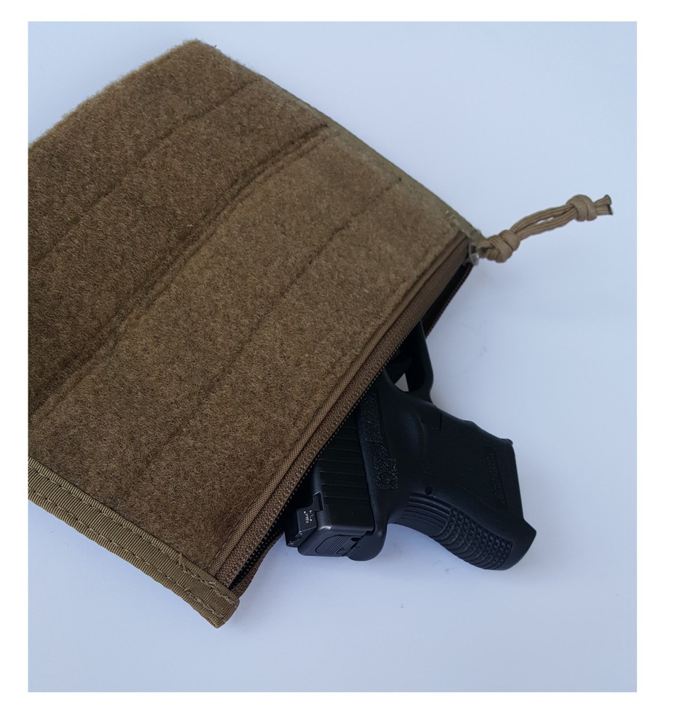 Milspec Monkey MSM LARGE Patch Panel - Admin Pouch Pocket - Hook & Loop NEW