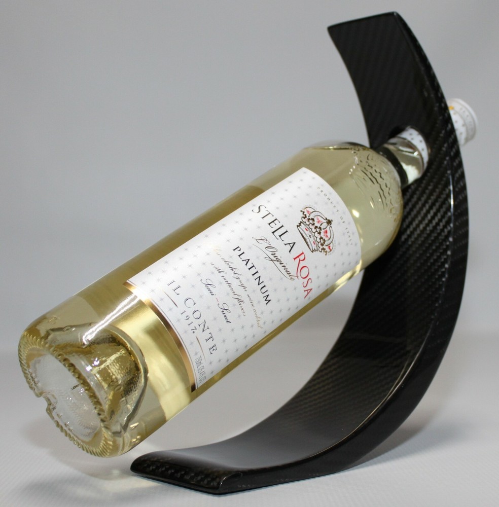 Wine Bottle Holder - 100% Carbon Fiber