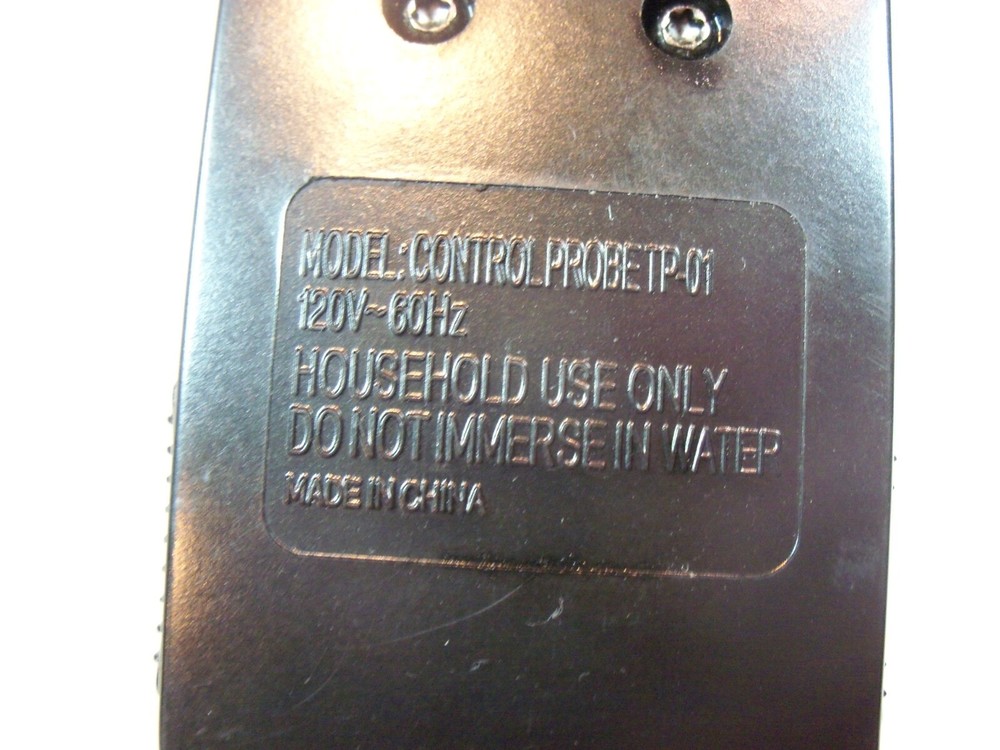 CHEFMAN TP-01 Electric Temperature Heat Control Controller Probe - Black