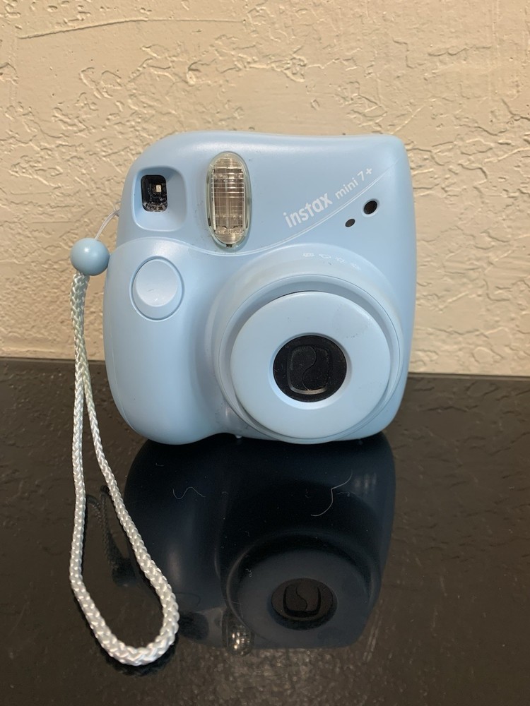 Fujifilm Instax Mini 7+ Instant Camera - Light Blue- Tested