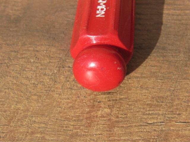 CRAFTSMAN 41053 J WF RED HANDLE #2 PHILLIPS STD HANDLE SCREWDRIVER NICE USED