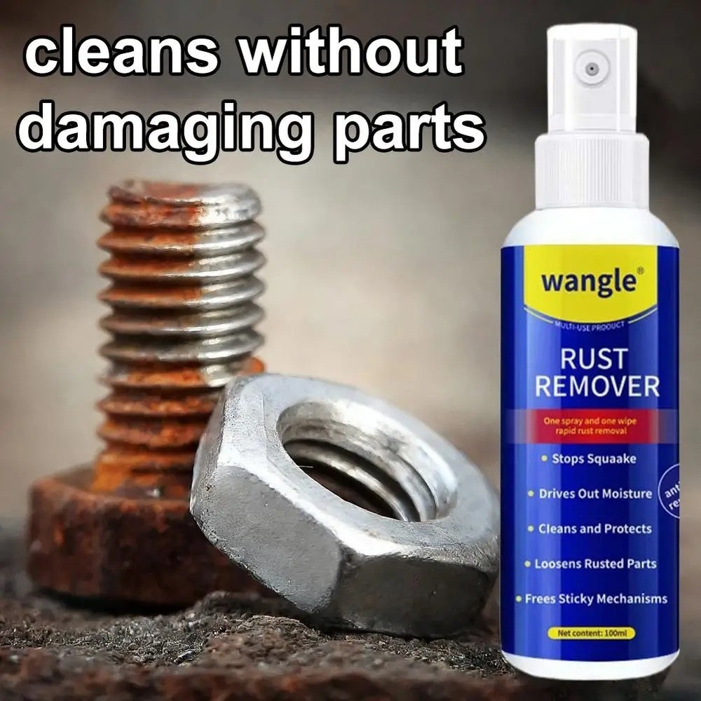 Multifunctional Metal Rust Remover,Rust Removal Spray,Anti-Rust Lubricant Spray
