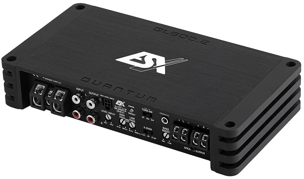 ESX QL600.2 24V 2ch Class D Digital amplifier 600w RMS
