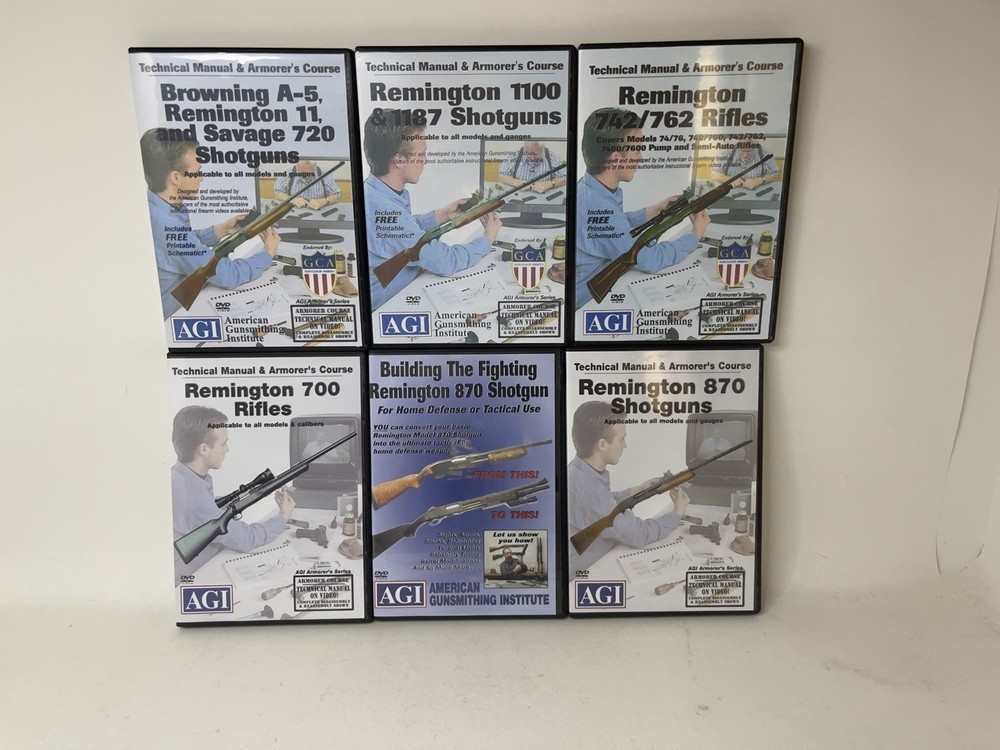 Comprehensive Remington Armorer’s & Gunsmithing Training Bundle (6 DVDs)