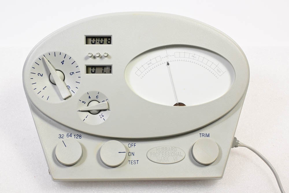 Scientology Professional Mark VI E-Meter Hubbard Electrometer LIGHT GRAY **READ*