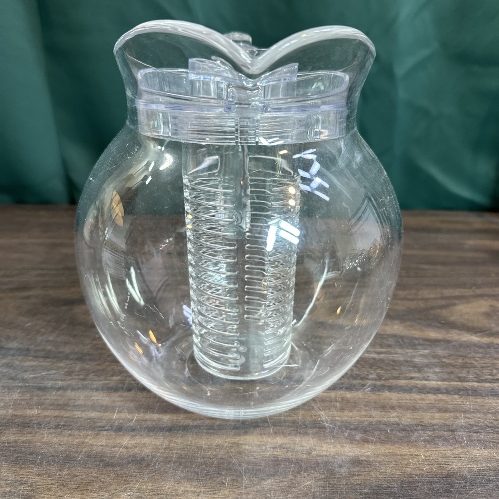 Clear Acrylic 3.5 Qt Pitcher With Fruit Infuser