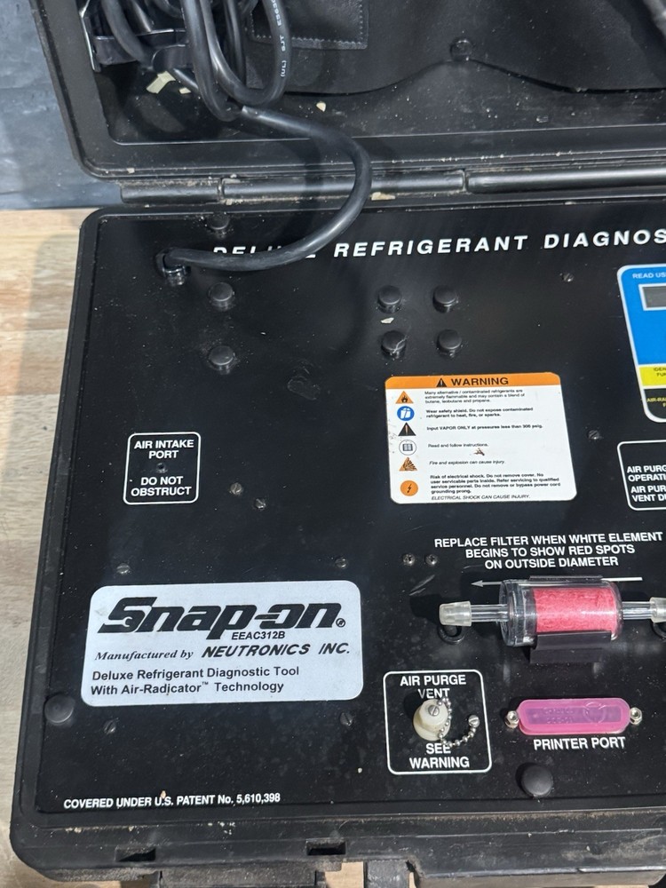 Snap-On Neutronics Deluxe Refrigerant Diagnostic Tool Technology EEAC312B