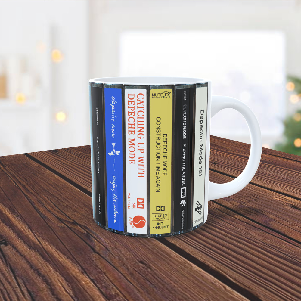 Depeche Mode cassette mug