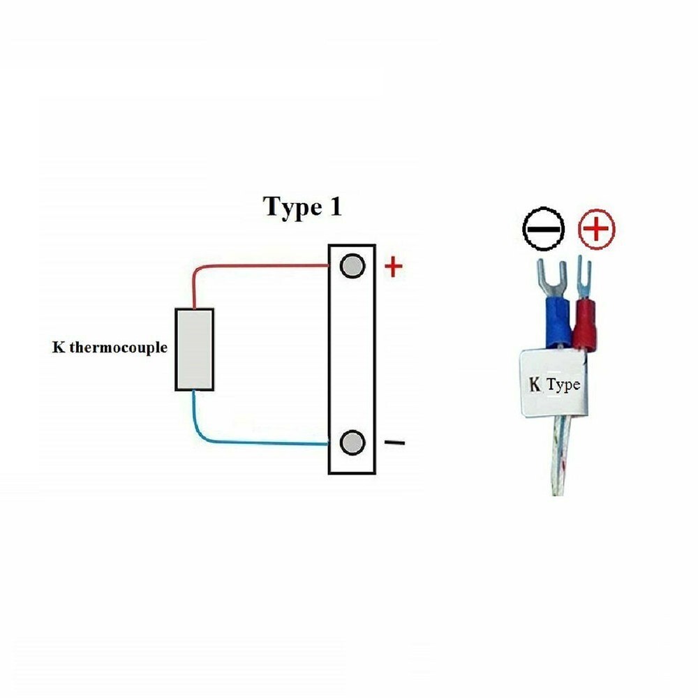 Water-Resistant K-Type Thermocouple-Temperature Sensor Probe For PID-Controller