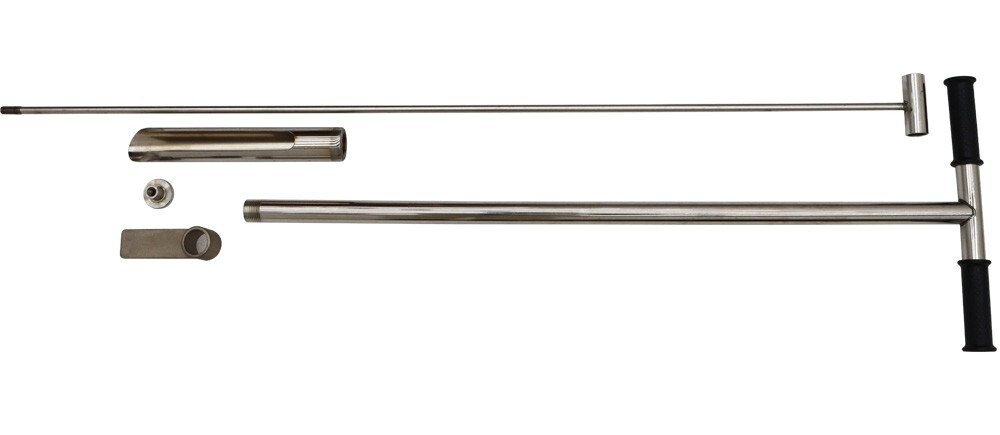 Enhanced Soil Sample Probe 40"SS T Handle Soil Sampler Tool Manual Sampler Probe