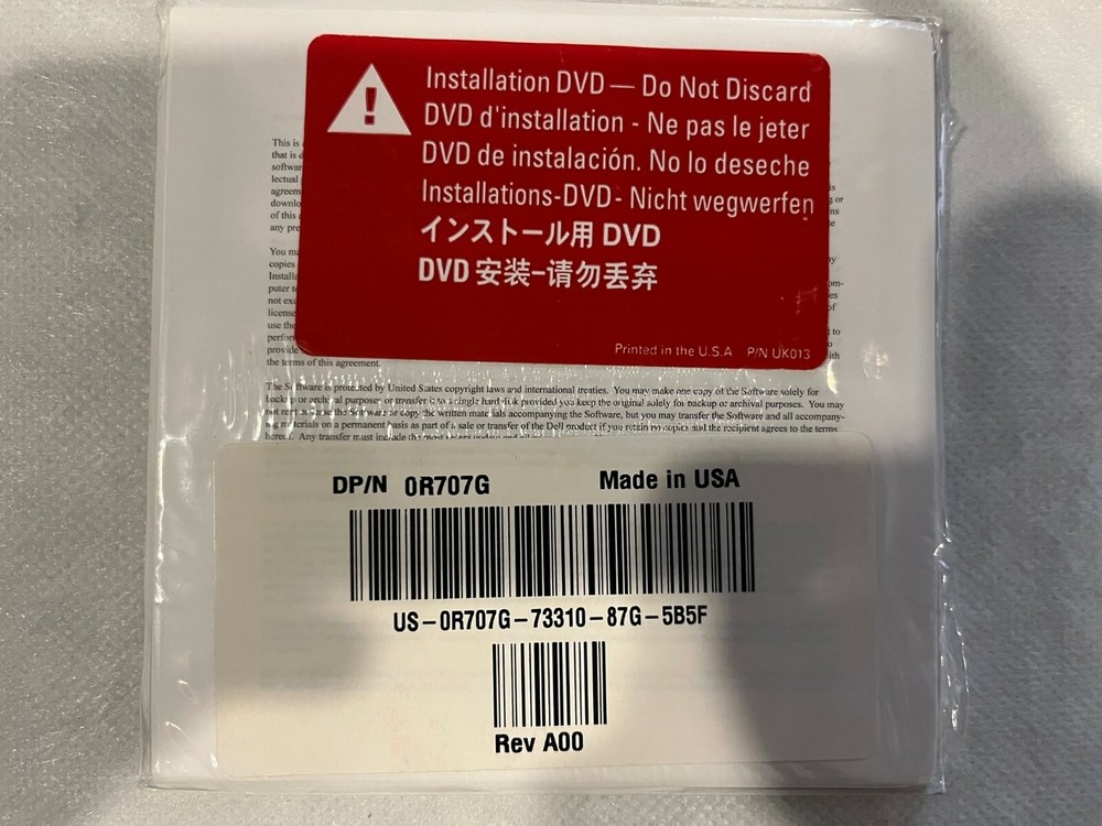 Sealed Dell Systems Management Tools and Documentation CD-ROM