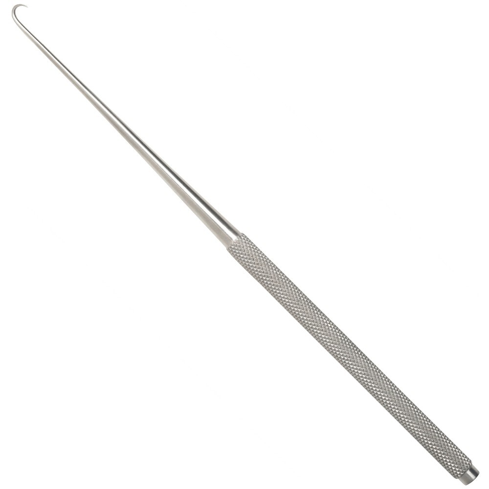 Joseph Skin Hook, 6.25", Sharp 2-Prong, 10 mm Spread, Heavy Pattern