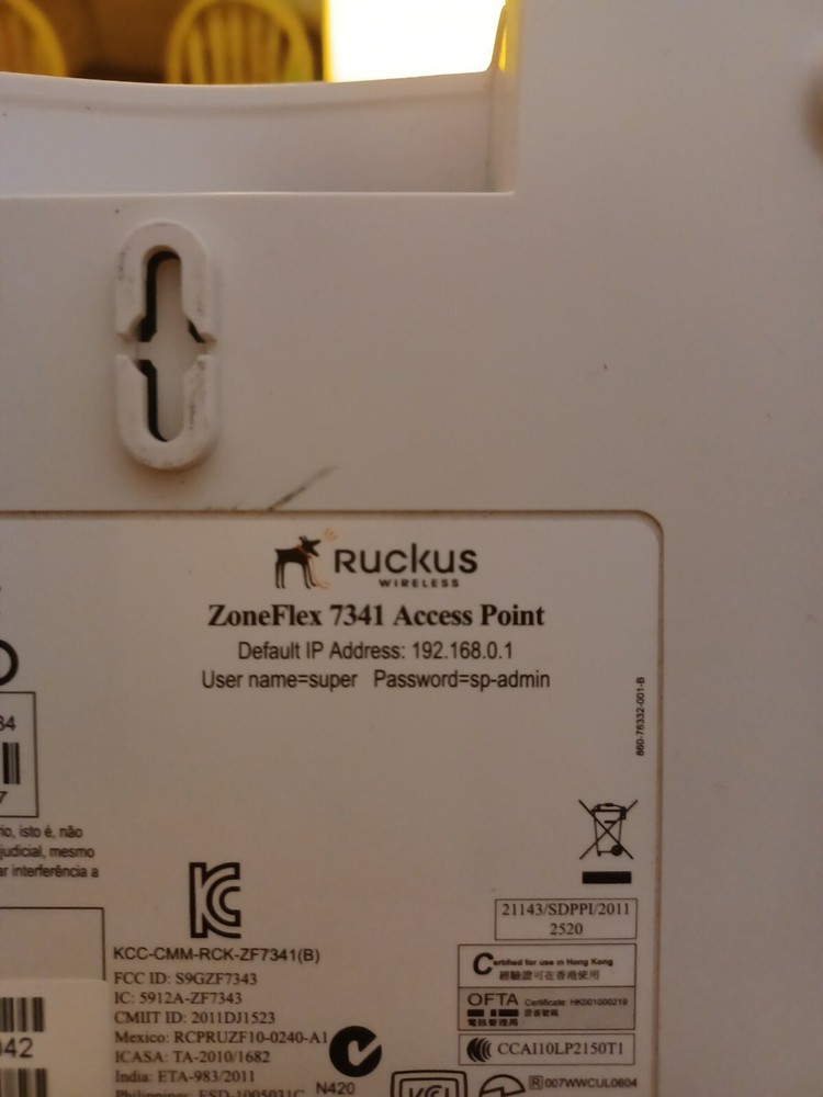 Ruckus zf7341
