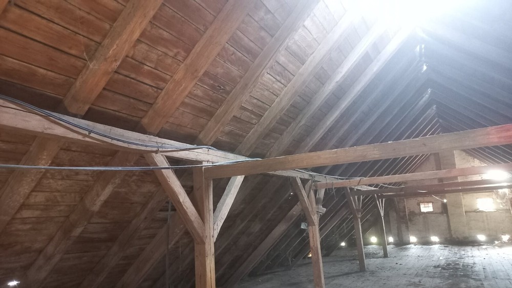Historic Beam and Post Frame for Chalet