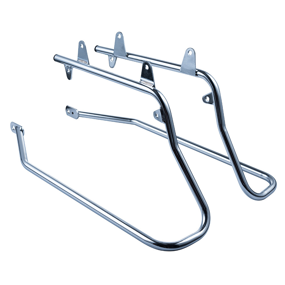 Vivid Black Stretched Saddlebag Conversion Kit Latch Hardware For 94-17 Softail