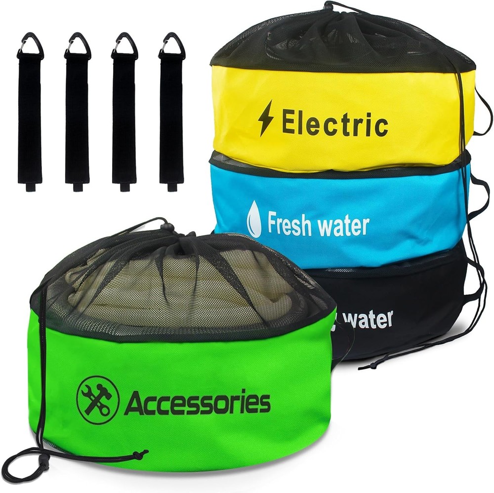 4 Pack RV Sewer Hose Storage,Waterproof Storage and Multicolor
