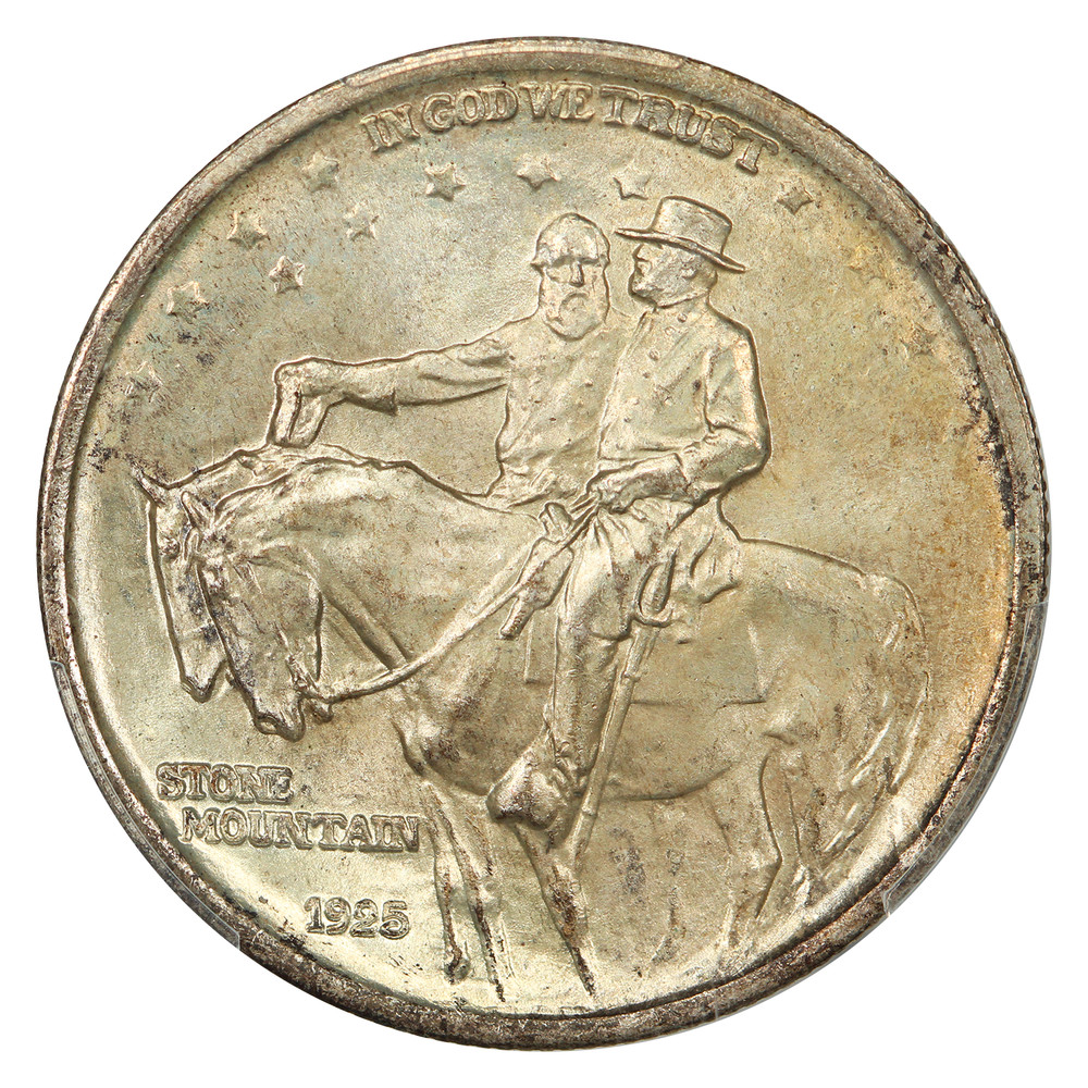 1925 50C Stone Mountain PCGS MS67 - Classic Silver Commemorative