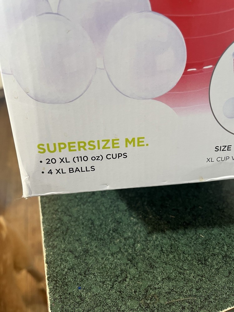 giant beer pong set
