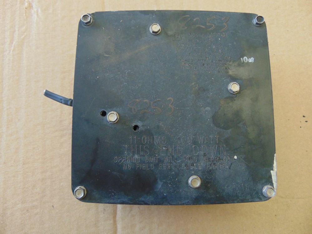 DYNAMAX MODEL MS100 100W SIREN BOX #8253