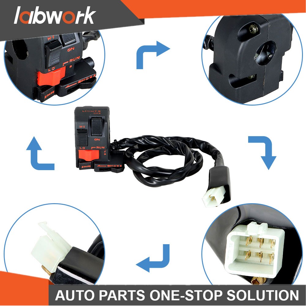 Labwork For Honda ATC250ES Big Red 250 85-87Handlebar Stop Kill Headlight Switch