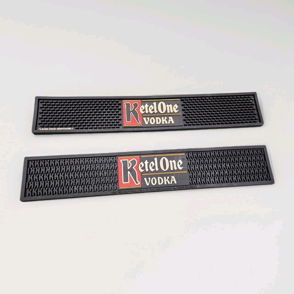 2 Ketel one vodka Bar Mat Man cave alcohol