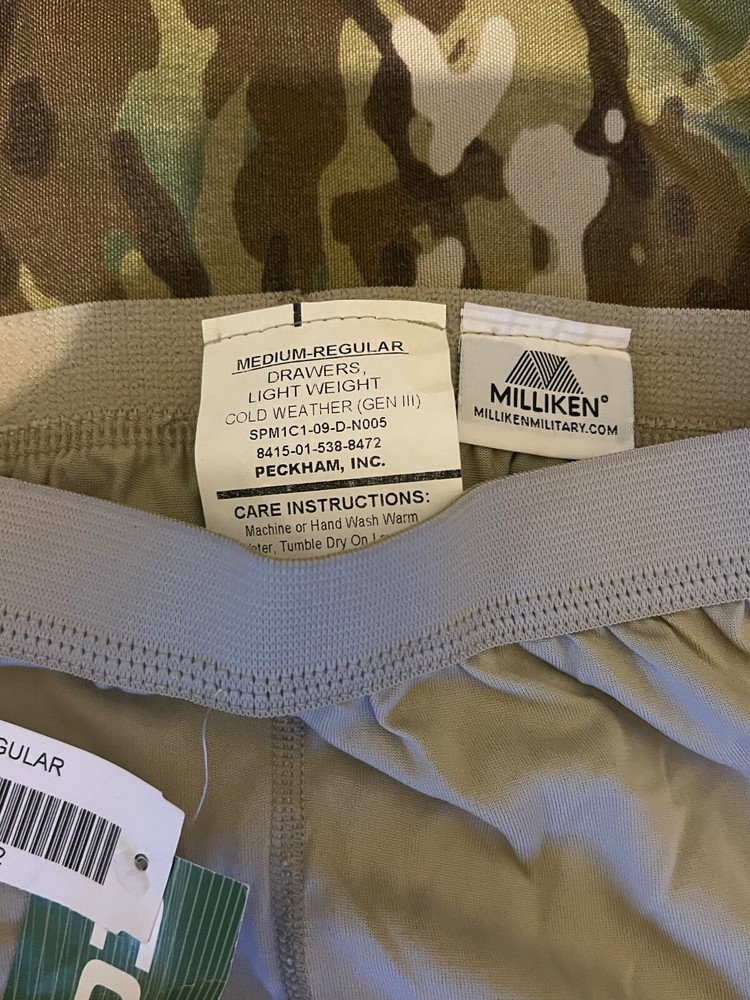 ECWCS - Light Weight Cold Weather GENIII Pants / Drawer Medium REG