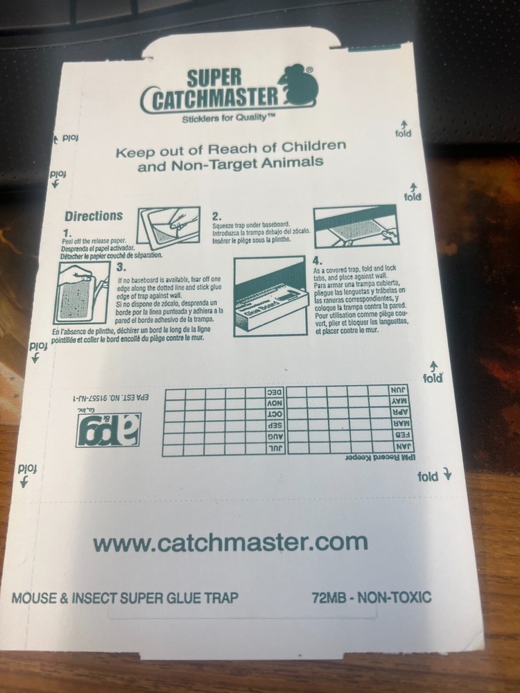 72 Catchmaster 72mb SUPER Glueboards