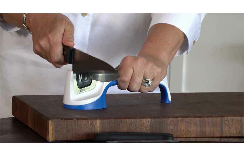 AccuSharp Pull Through Sharpener Knife Diamond Honed Tungsten and Ceramic Rods