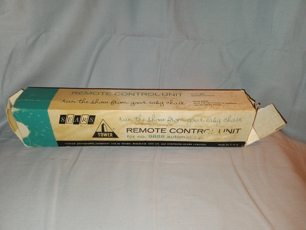 Sears Tower Remote Control Unit for 9888 Automatic Projector