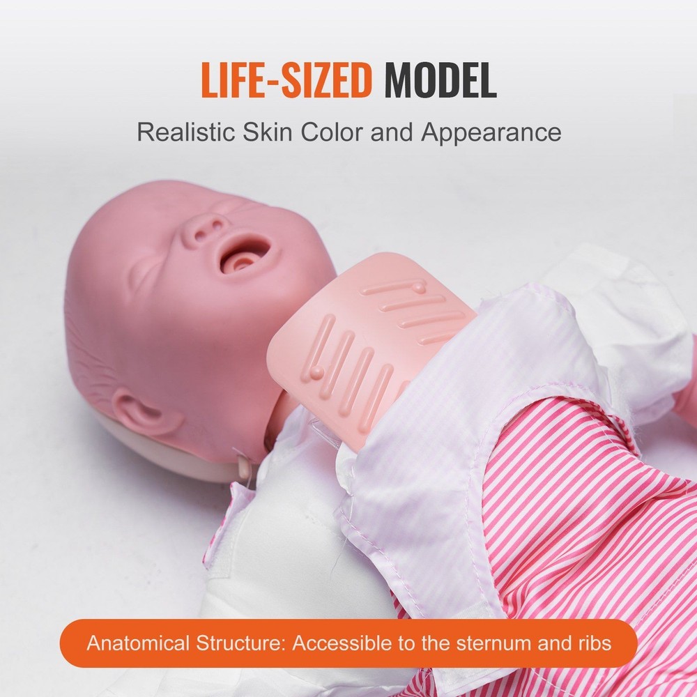 Comprehensive Infant Training Manikin with Obstructed Airway Function