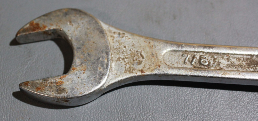 Chrome vanadium 7/8 combination wrench