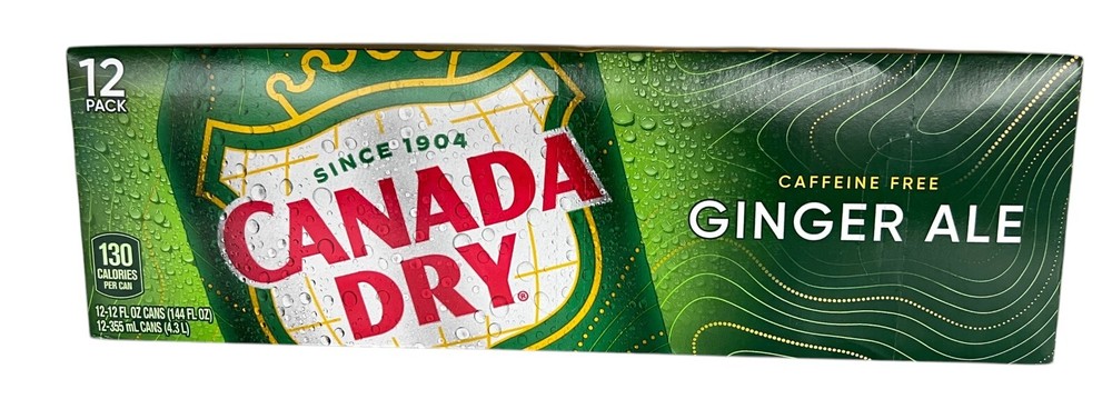 Canada Dry Ginger Ale Soda 12 pack