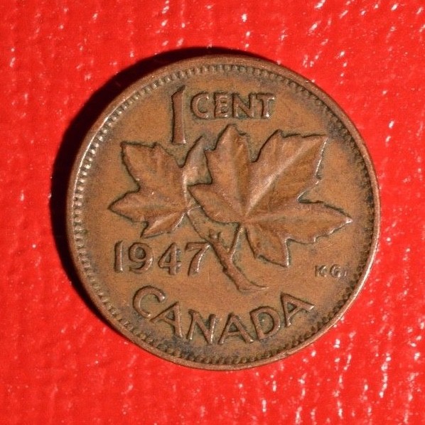1947 Canada Copper Cent - circulated