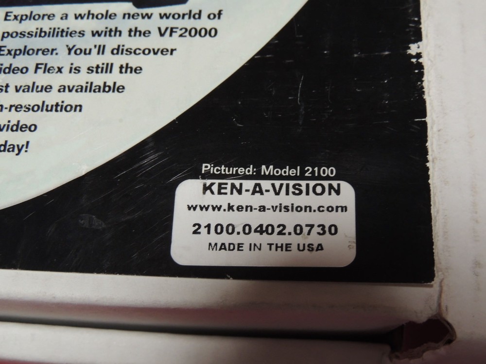 Ken A Vision Video Flex 2000 Explorer