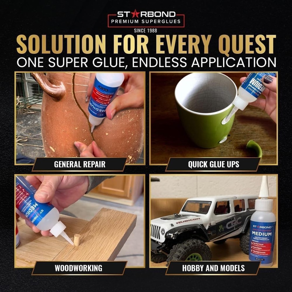 Medium CA Glue Bundle - Professional Woodworking Kit