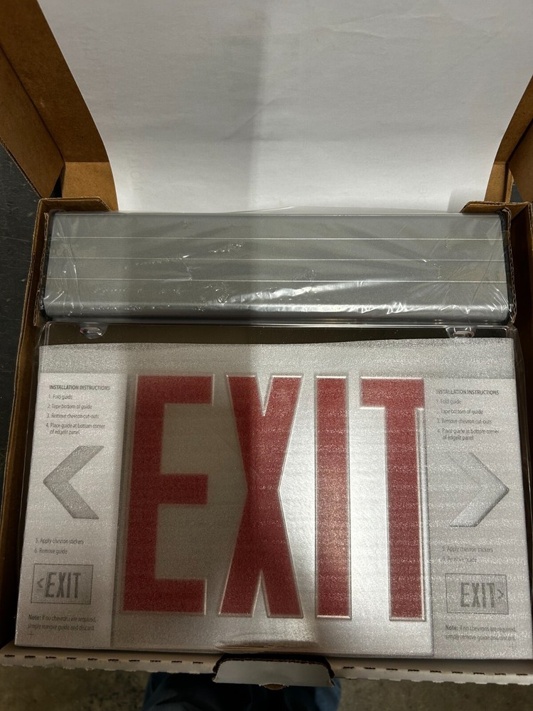 COOPER SURFACE MOUNT EDGE LIT UNIVERSAL CANOPY, SELF POWERED EXIT # EUS70R