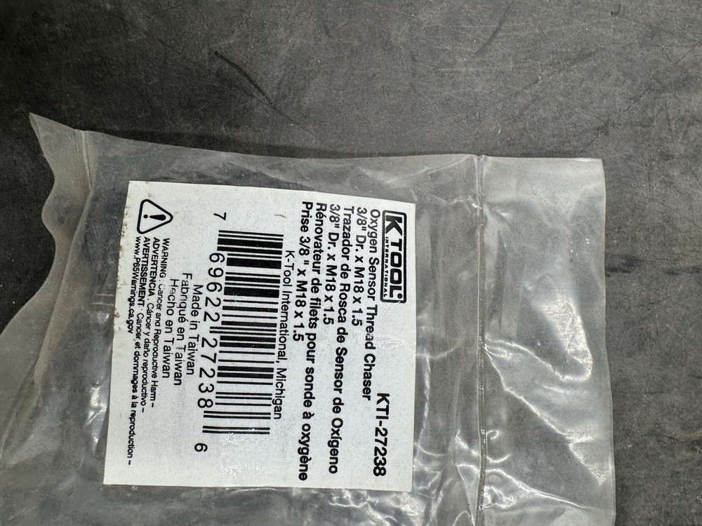 K Tool International KTI27238 Oxygen Sensor Thread Chaser 3/8" Dr