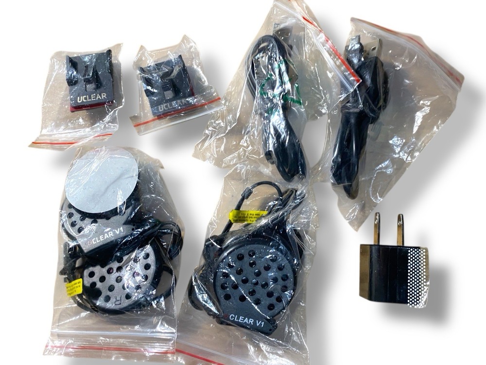 UClear Powersports Helmet Bluetooth Communications HBC100 Boomless Dual Pack