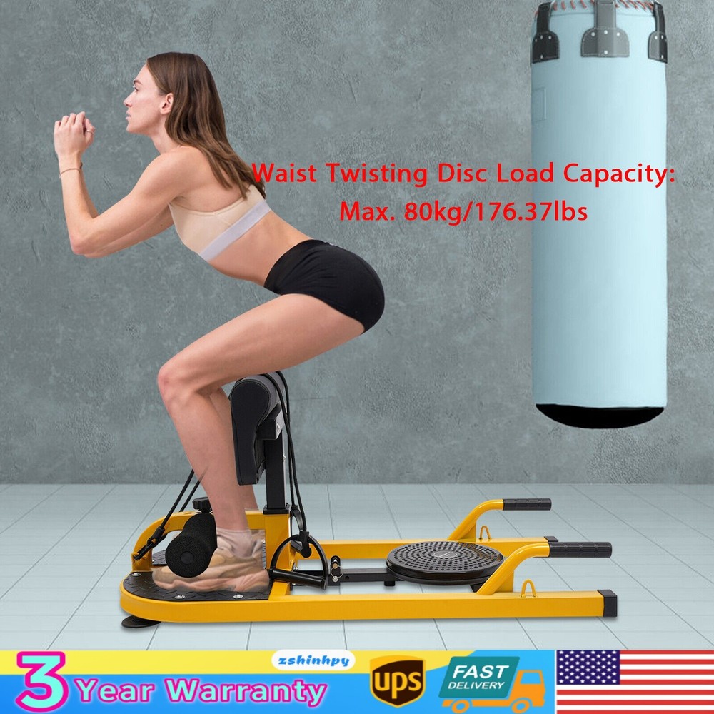 Multifunction Sissy Squat Machine Hip Thrust Machine Sit up Exercise Set U-shape